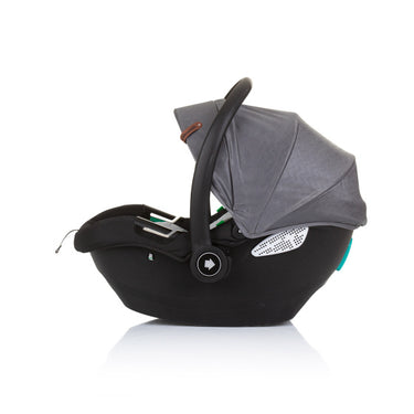 Chipolino duo autostoel 40-87 cm groep 0+ silver grijs zwart