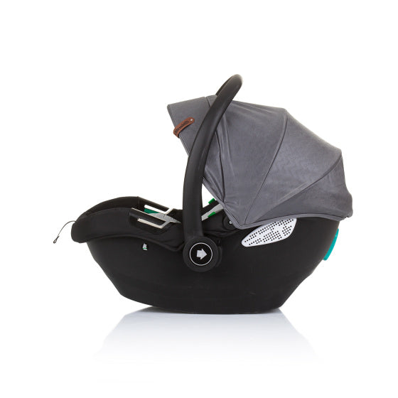 Load image into Gallery viewer, Chipolino duo autostoel 40-87 cm groep 0+ silver grijs zwart
