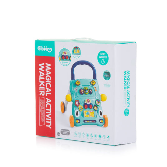Chipolino funny animals loopwagen met speelauto muziek blauw