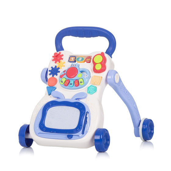 Load image into Gallery viewer, Chipolino Funny Game Loopwagen met Piano, Telefoon Tekenbord Blauw
