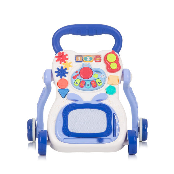 Load image into Gallery viewer, Chipolino Funny Game Loopwagen met Piano, Telefoon Tekenbord Blauw

