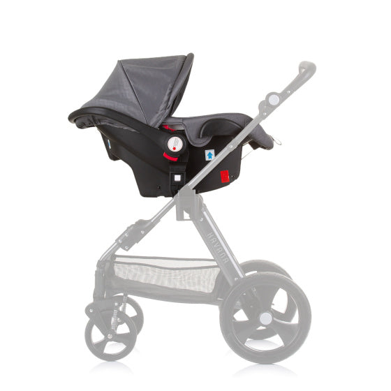 Load image into Gallery viewer, Chipolino Havana Autostoel met Adapters 40-85 cm Groep 0+ Silver Grijs
