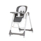 Chipolino milk shake 2-in-1 kinderstoel schommelstoel granite grijs wit