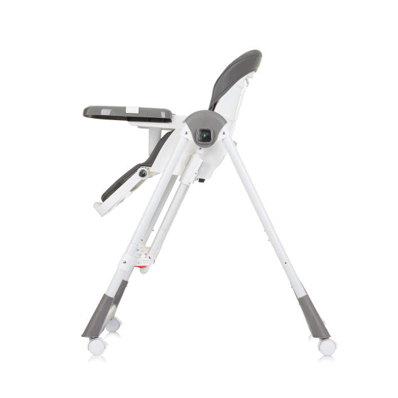 Load image into Gallery viewer, Chipolino milk shake 2-in-1 kinderstoel schommelstoel granite grijs wit
