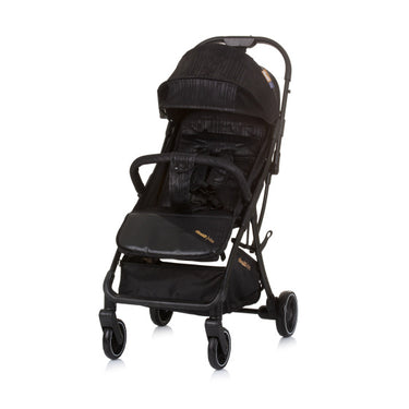 Chipolino kiss autofolding opvouwbare buggy obsidian zwart