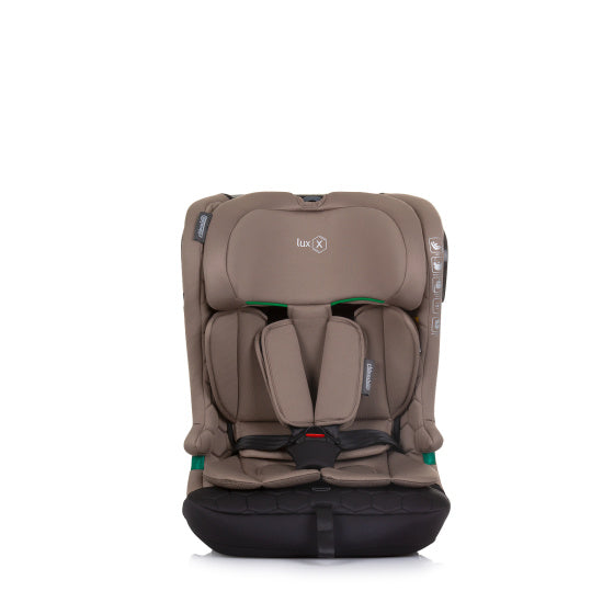 Load image into Gallery viewer, Chipolino lux x autostoel i-size 76-150 cm isofix macadamia taupe zwart
