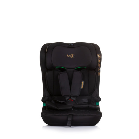 Chipolino lux x autostoel i-size 76-150 cm isofix obsidian zwart
