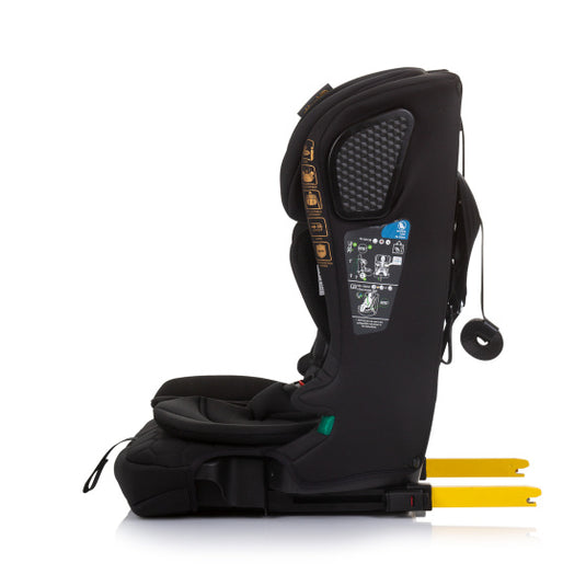 Chipolino lux x autostoel i-size 76-150 cm isofix obsidian zwart