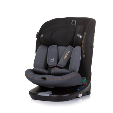 Chipolino autostoel i-size 40-150 cm isofix 360° obsidian zwart grijs