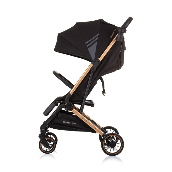 Load image into Gallery viewer, Chipolino pixie opvouwbare buggy obsidian gold zwart
