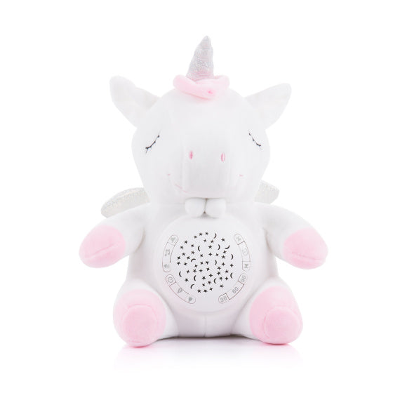 Load image into Gallery viewer, Chipolino Pluche Babyprojector Knuffel Unicorn met Muziek Licht
