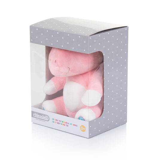 Chipolino pluche baby nachtlamp knuffel unicorn met muziek licht