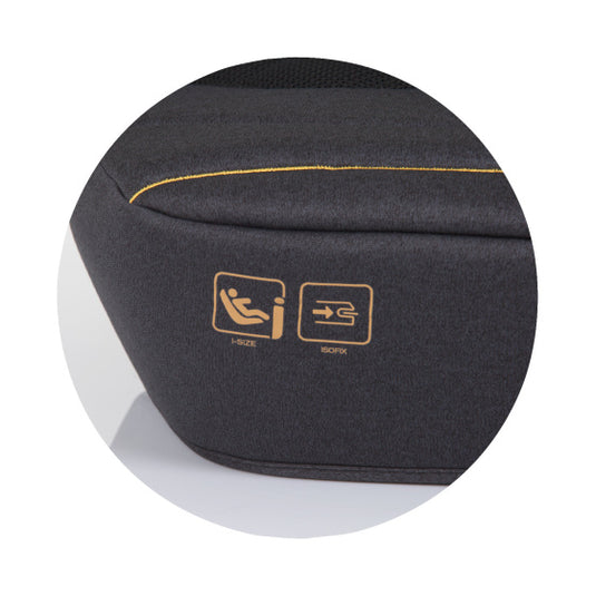 Chipolino safy zitverhoger i-size 125-150 cm isofix granite antraciet