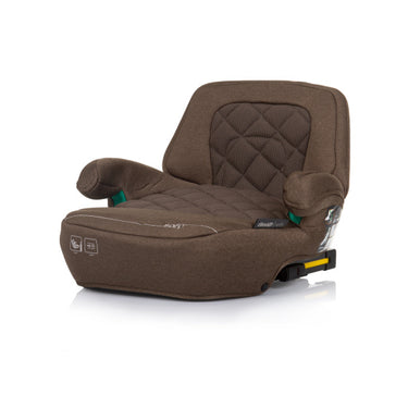 Chipolino safy zitverhoger i-size 125-150 cm isofix macadamia bruin