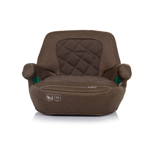 Chipolino safy zitverhoger i-size 125-150 cm isofix macadamia bruin