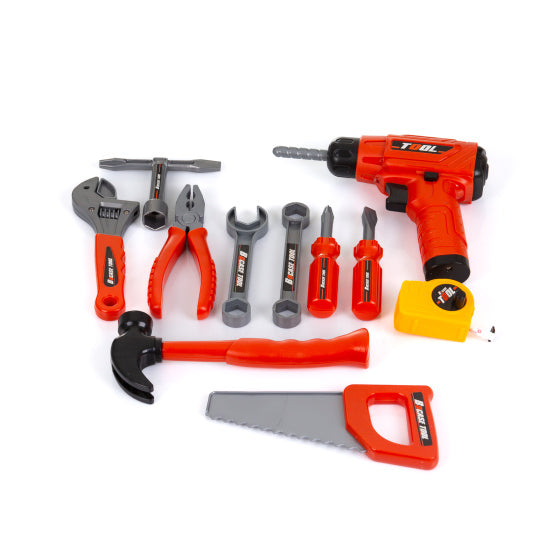 Load image into Gallery viewer, Chipolino werkbank met gereedschap speelset met licht 90-delig
