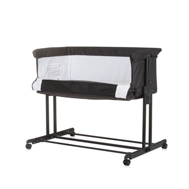 Chipolino zen co-sleeper box met klamboe obsidian zwart