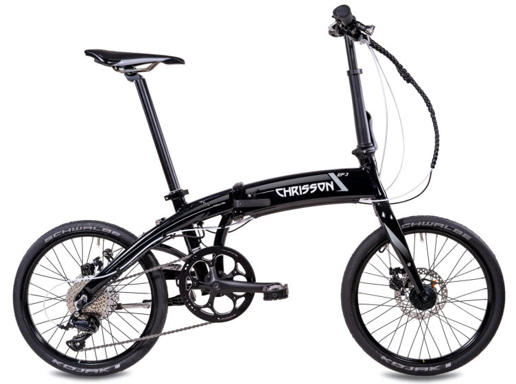 Load image into Gallery viewer, Chrisson ef3 20 inch 32 cm unisex 9v mechanische schijfrem zwart
