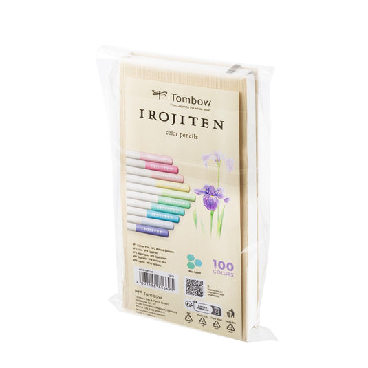 Tombow • color pencil irojiten for artists and hobbyists, set volume 2: vivid tone l, 10 colors