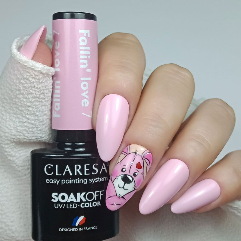 Afbeelding laden in galerijviewer, Claresa uv led gellak 5ml fallin' love 7
