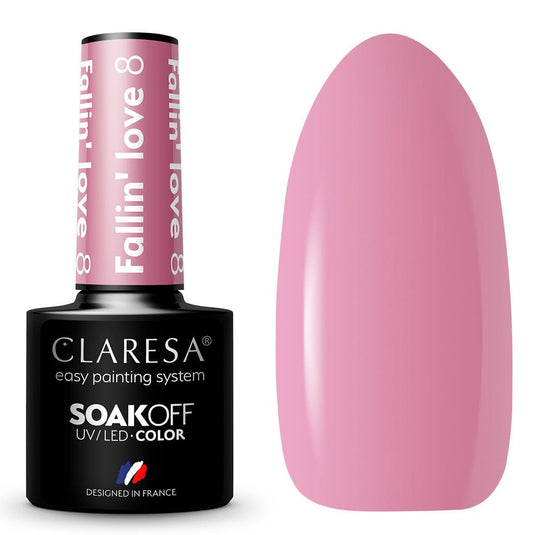 Claresa uv led gellak 5ml fallin' love 8