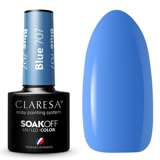 Claresa uv led gellak 5ml blue 707 take me to the river