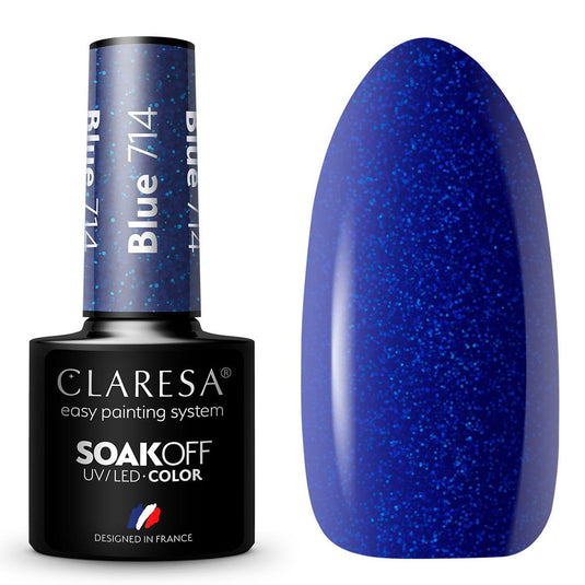 Claresa uv led gellak 5ml blue 714