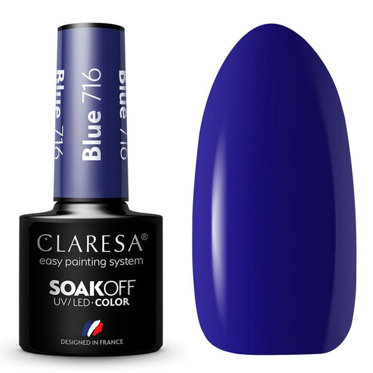 Claresa uv led gellak 5ml blue 716 full berries