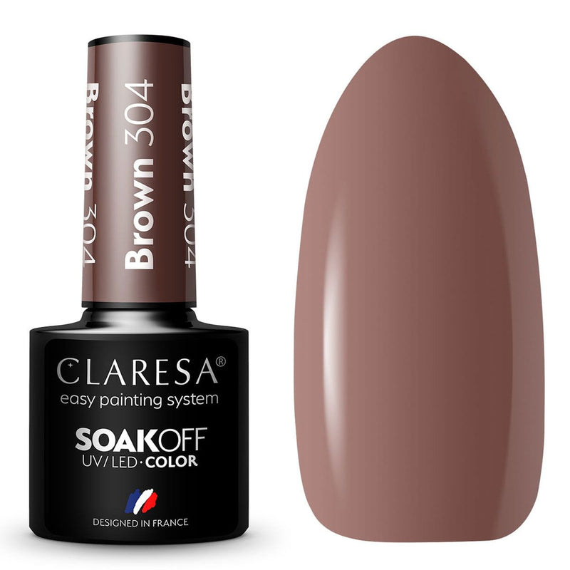 Load image into Gallery viewer, Claresa uv led gellak 5ml brown 304 take me to the river
