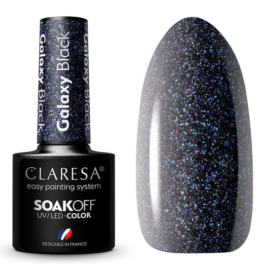 Claresa uv led gellak 5ml galaxy black