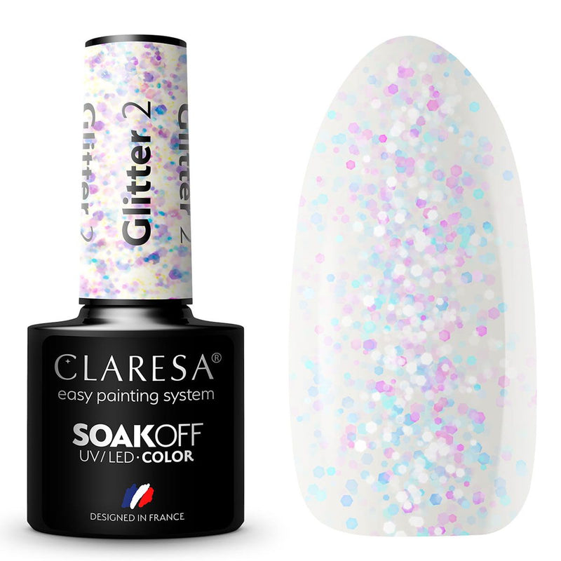 Load image into Gallery viewer, Claresa uv led gellak 5ml glitter 2

