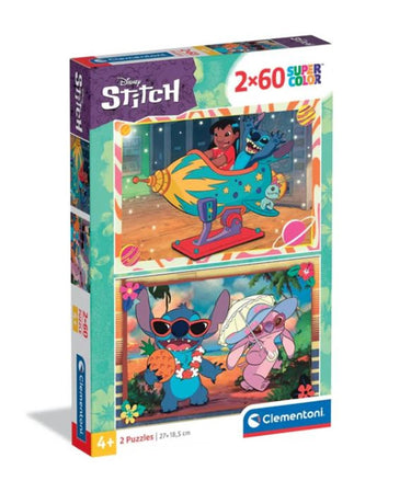 Clementoni puzzel 2x60pcs stitch 2025