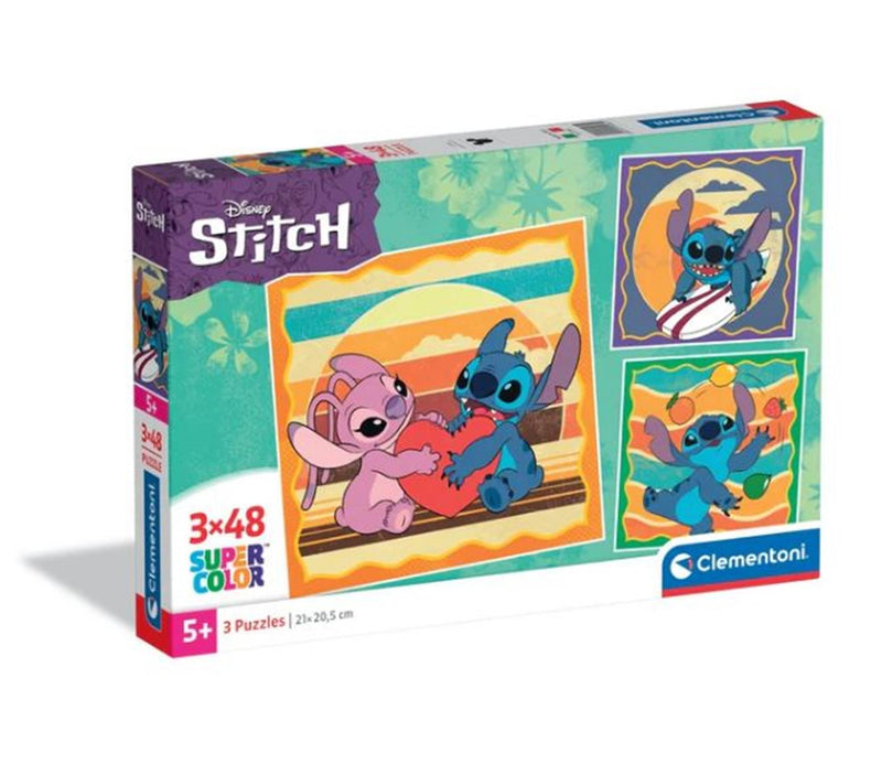 Load image into Gallery viewer, Clementoni puzzel 3x48pcs square stitch
