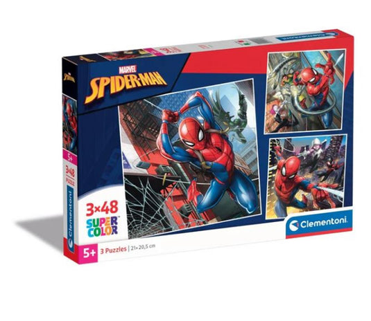 Clementoni puzzel 3x48pcs spiderman