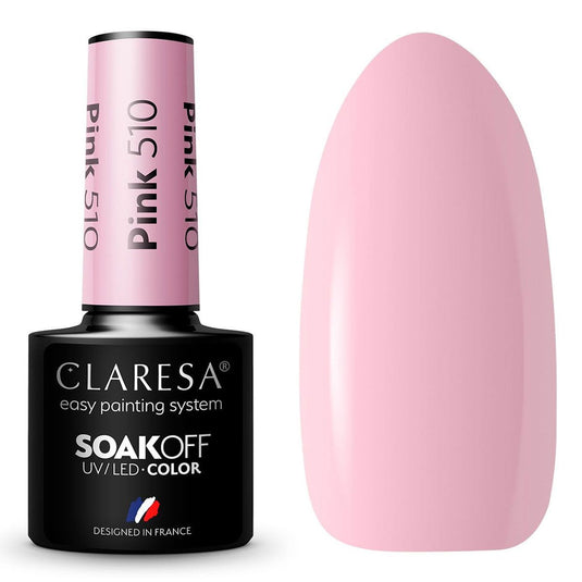 Claresa uv led gellak 5ml pink 510 funfair
