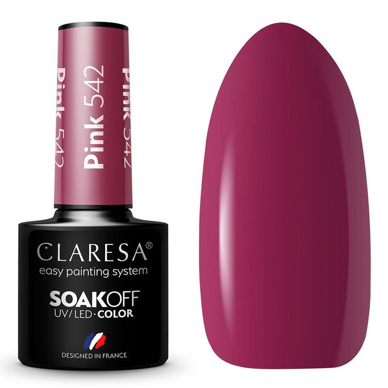 Load image into Gallery viewer, Claresa uv led gellak 5ml pink 542 classic look
