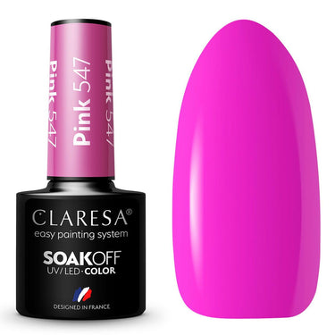Claresa uv led gellak 5ml pink 547 sunny garden