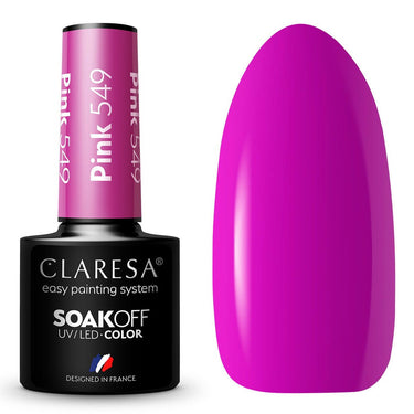 Claresa uv led gellak 5ml pink 549