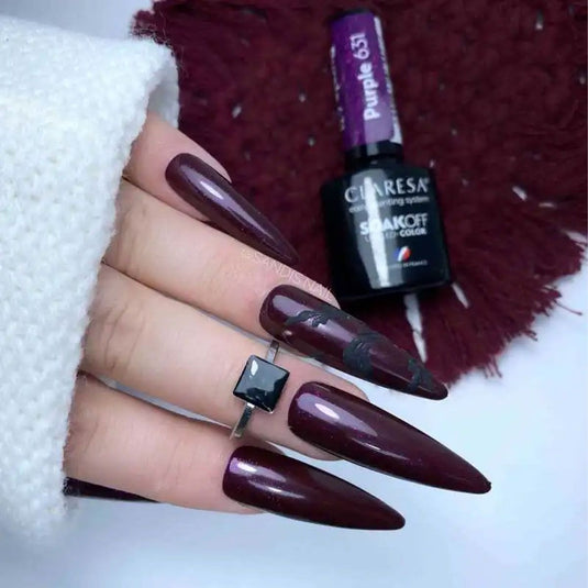 Claresa uv led gellak 5ml purple 631 full berries