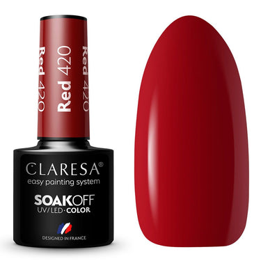 Claresa uv led gellak 5ml red 420 full berries