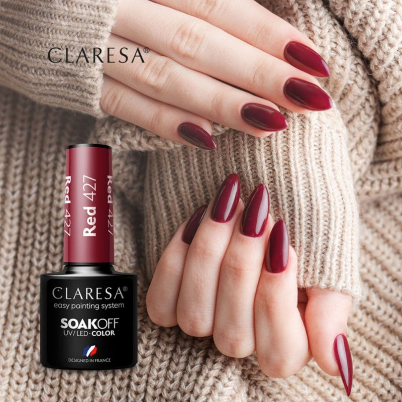 Load image into Gallery viewer, Claresa uv led gellak 5ml red 427 funfair
