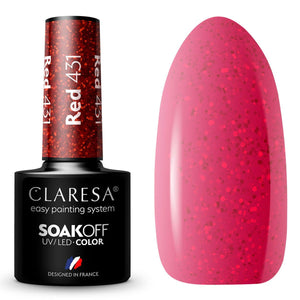 Claresa uv led gellak 5ml red 431 warm feelings