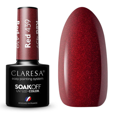 Claresa uv led gellak 5ml red 439 warm feelings