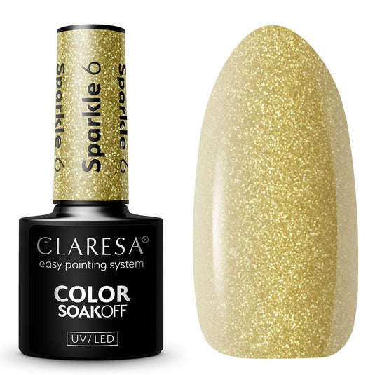 Claresa uv led gellak 5ml sparkle 6