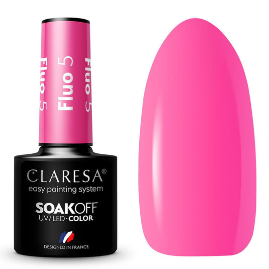 Claresa uv led gellak 5ml fluo 5