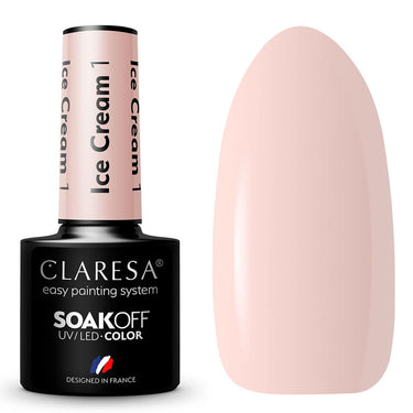 Claresa uv led gellak 5ml ice cream 1