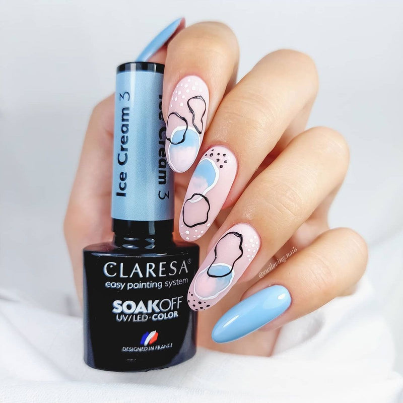 Load image into Gallery viewer, Claresa uv led gellak 5ml ice cream 3
