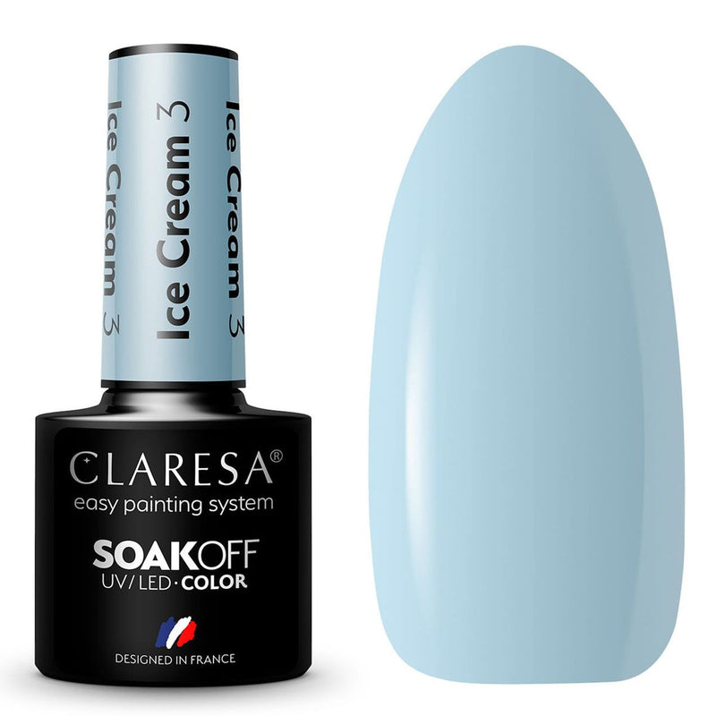 Load image into Gallery viewer, Claresa uv led gellak 5ml ice cream 3
