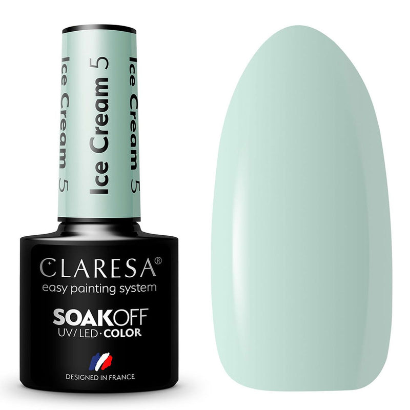 Load image into Gallery viewer, Claresa uv led gellak 5ml ice cream 5
