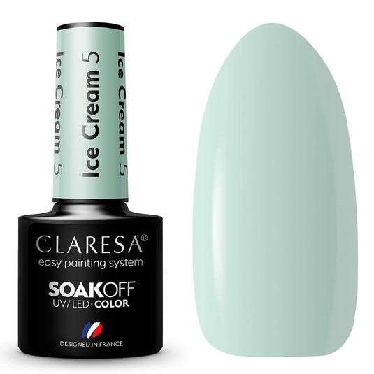 Claresa uv led gellak 5ml ice cream 5